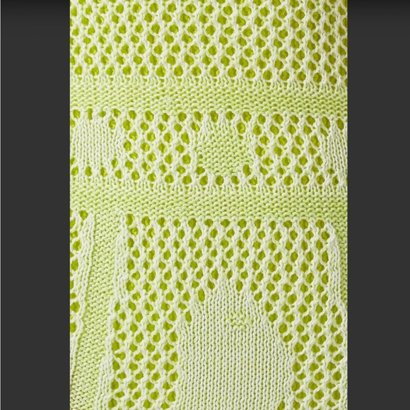 Solid and Striped Ann-Marie Crochet Coverup Dress With Fresh Fish Motif - Picture 4 of 5